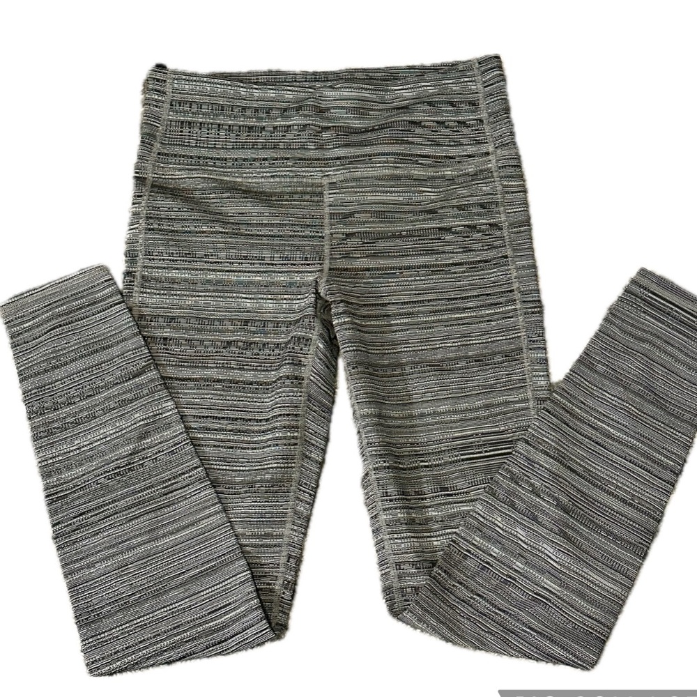 Athleta Leggings Womens Medium M Gray 27" Inseam Full Length High Rise RN#54023